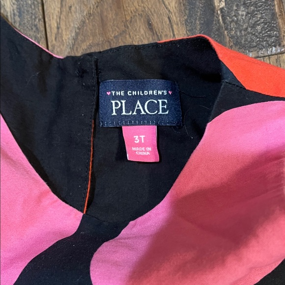 The Children's Place Pink and Orange Circle Dress - Picture 3 of 4